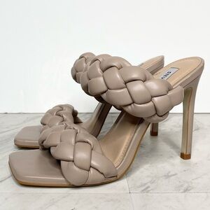 Steve Madden Kenley Woven Heeled Sandal 8M